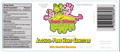 Sani Slime Watermelon (01201 Sani Slime Watermelon 8oz)